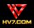 HV7 Game Logo – Red and Gold HV7 Branding on Black Background